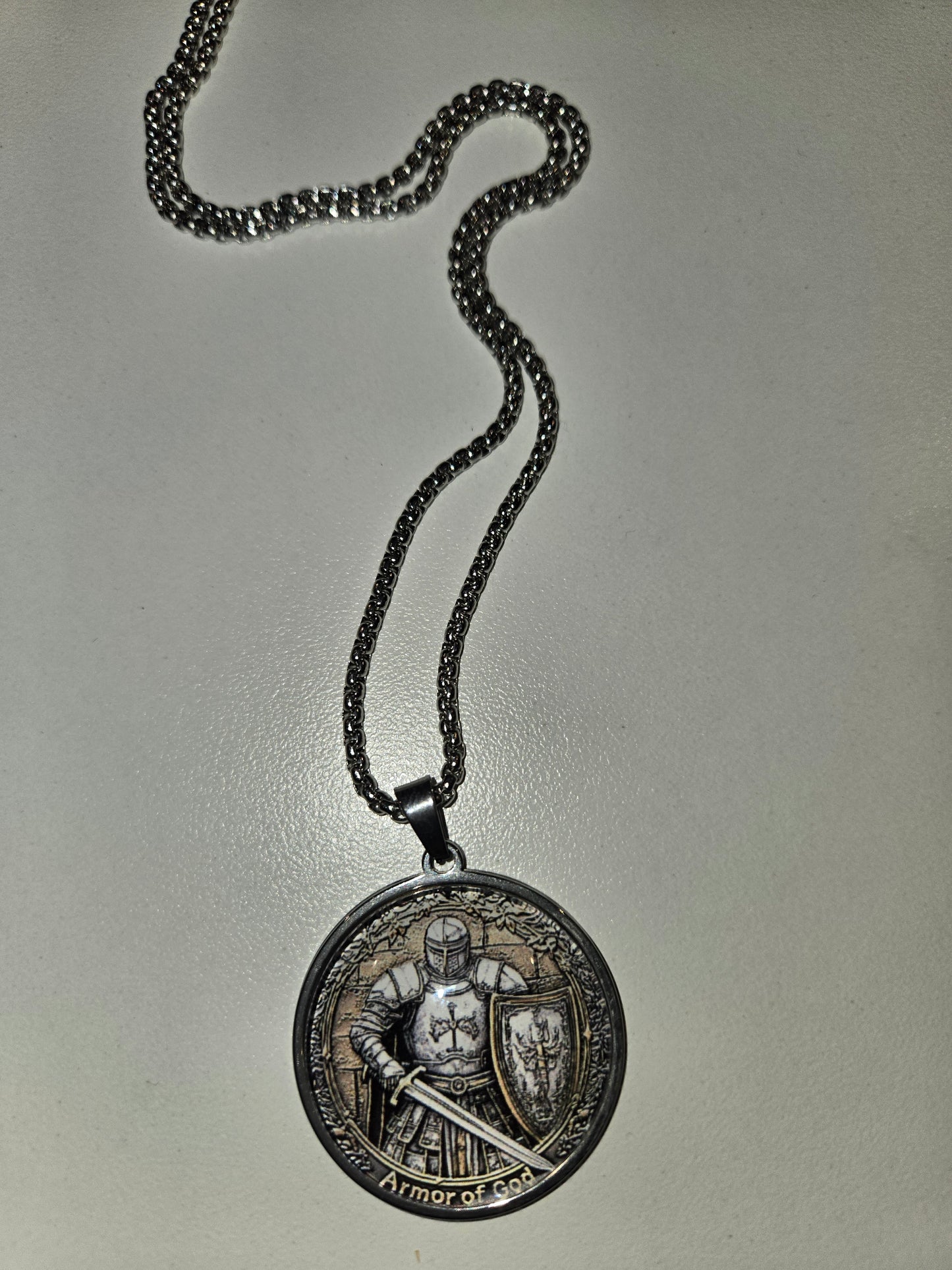 Glass armor of God S.S. necklace