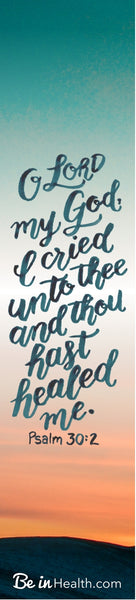 Scripture Art Bookmark